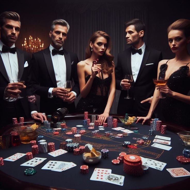 Meja blackjack hidup dengan dealer profesional di jangkautoto